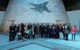 حضور ممثلي كلية الفنون التطبيقية الإفتتاح التجريبي لمتحف القوات الجوية