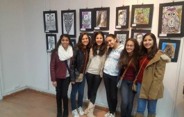 معرض فني لطلاب مدرسة مصر للغات بكلية الفنون التطبيقية