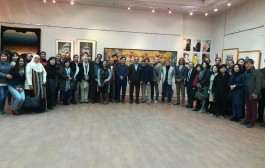 افتتاح المعرض الدولي للفنون التقليدية والتشكيلية لفنانين كوريين ومصريين بكلية الفنون التطبيقية